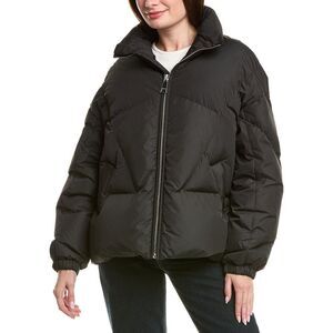 Khrisjoy Womens Moon Wool & Cashmere-Blend Lined Puffer Vest, Black